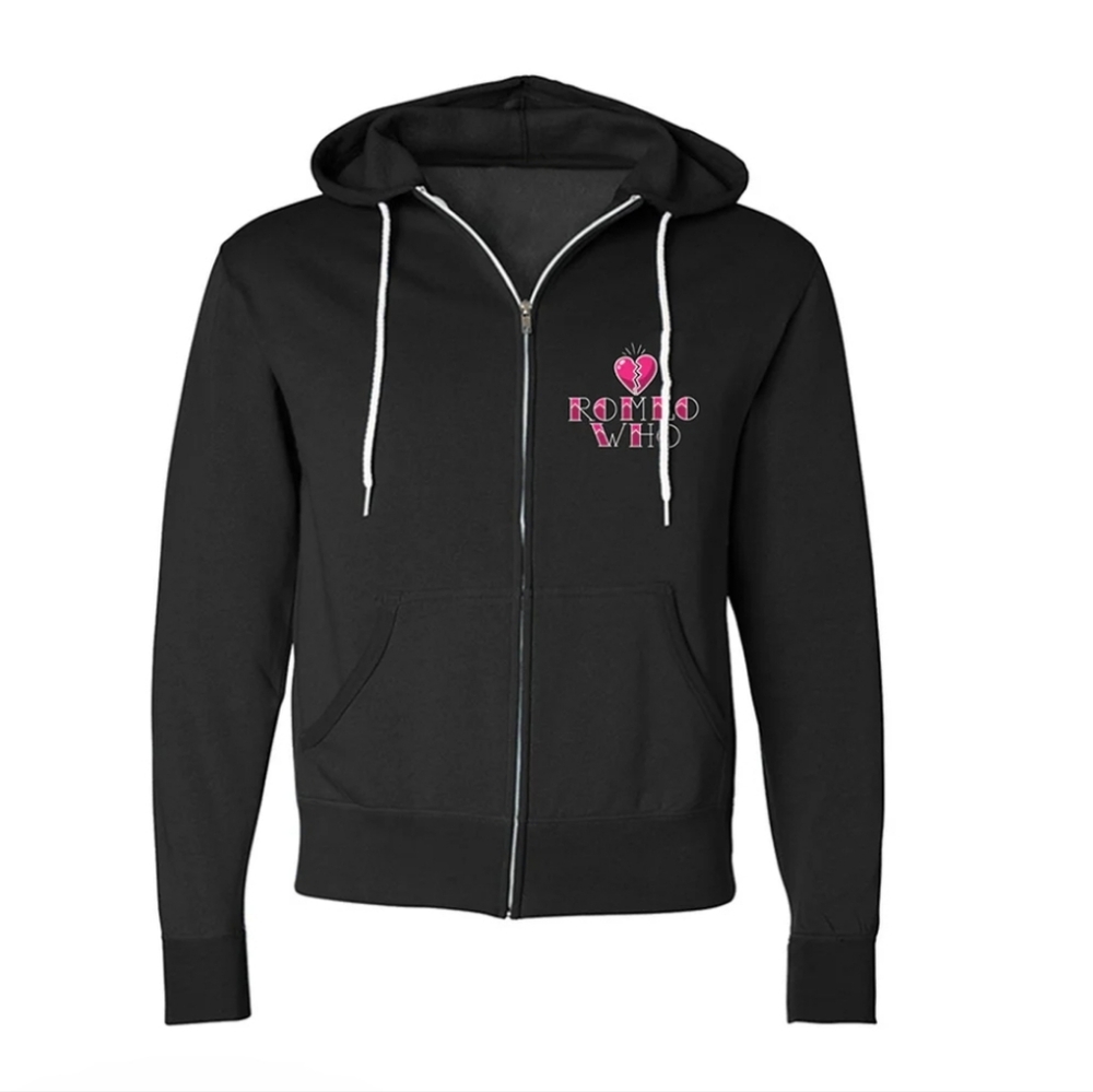 OFFICIAL BROADWAY &JULIET 2XL LOGO ZIP HOODIE